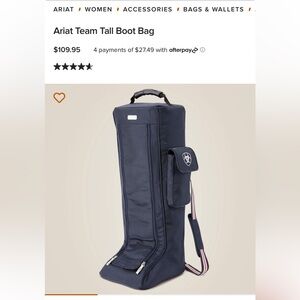 Ariat Tall Boot Bag, Equestrian